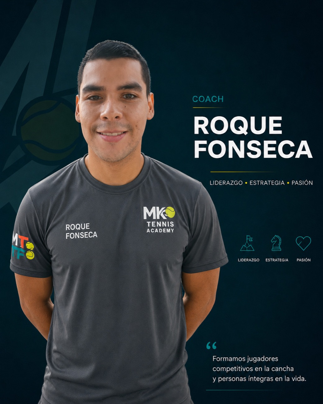 Roque Fonseca, coach de tenis