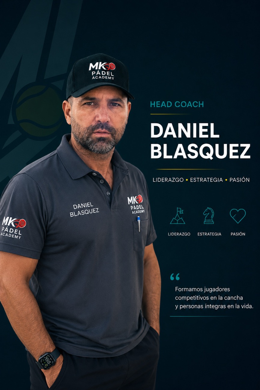 Daniel Blásquez González, Head Coach de MK Pádel Academy